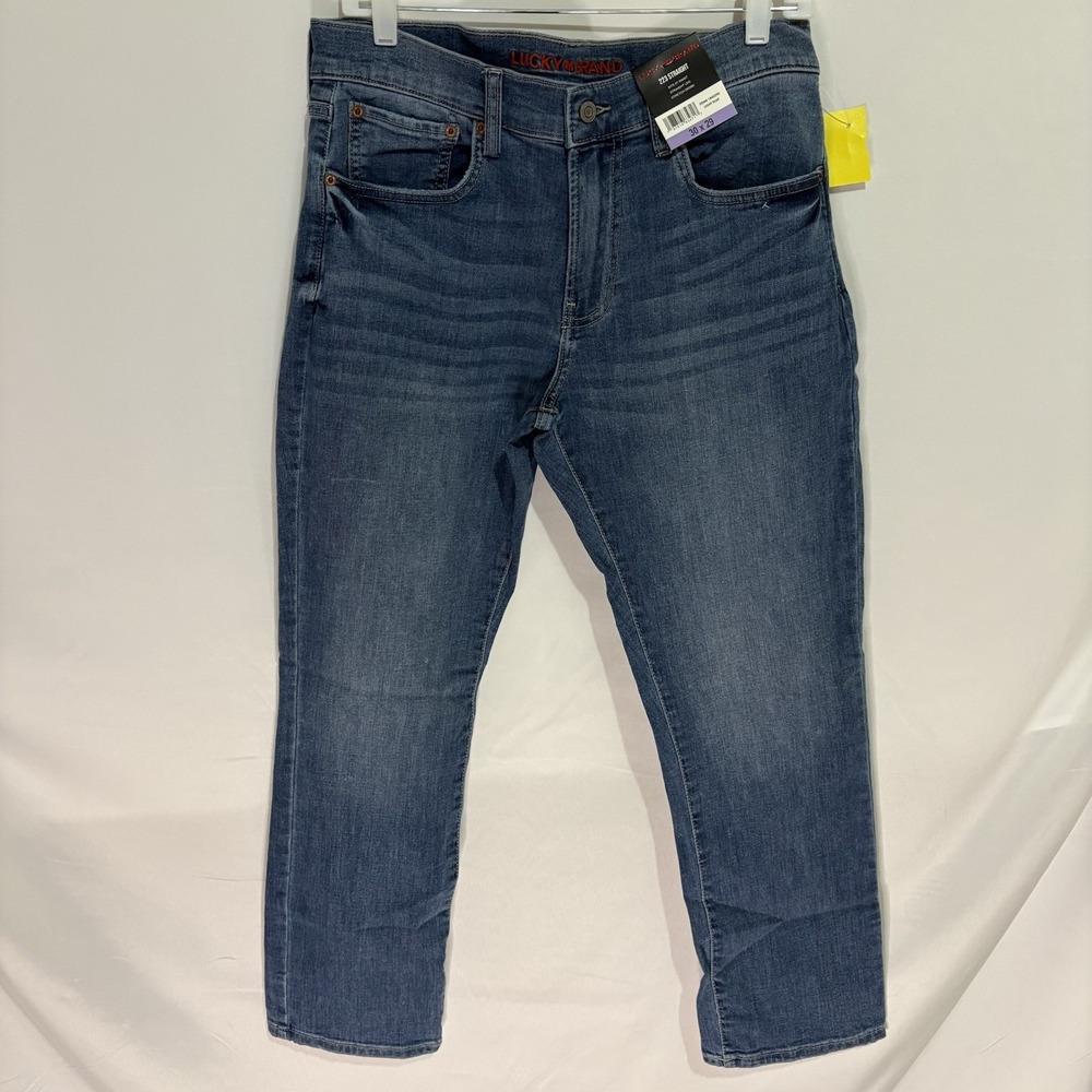 Lucky Brand 223 Straight Leg Men's Light Blue Jeans 30x29 NWT